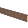 Skirting board Thede & Witte Cube 40, oak, deep smoked, rough appearance, 15 x 40 x 2400 mm