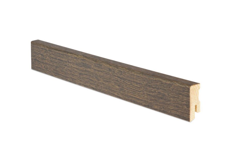 Skirting board Thede & Witte Cube 40, oak, greyed, 15 x 40 x 2400 mm