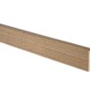 Skirting board Thede & Witte Cube 40, oak XL, smoked white oiled, 15 x 40 x 2400 mm