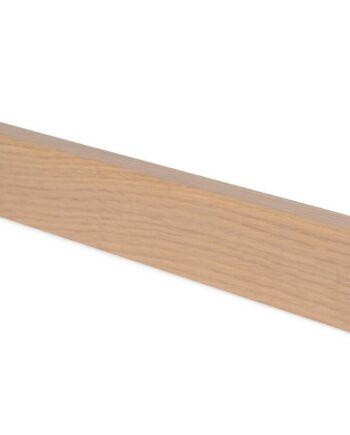 Skirting board Thede & Witte Cube 40, oak, rough appearance, 15 x 40 x 2400 mm
