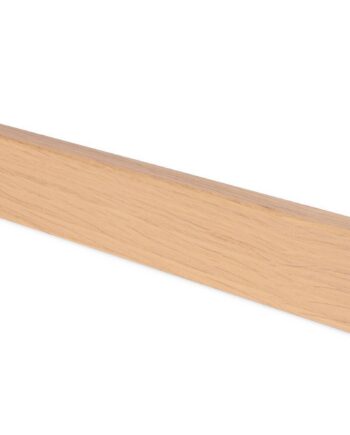 Skirting board Thede & Witte Cube 40, oak, white oiled, 15 x 40 x 2400 mm