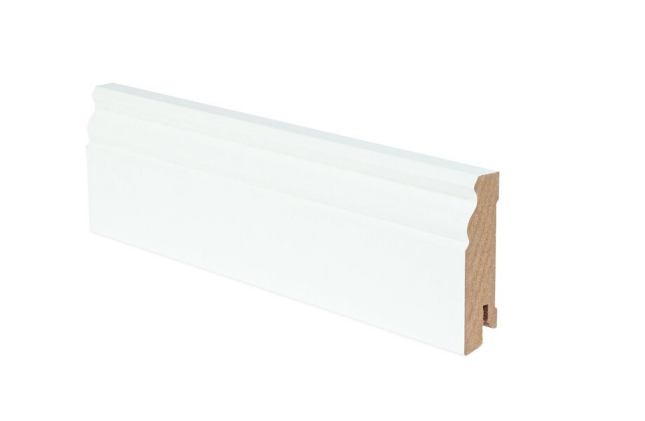 Skirting board Thede & Witte Hamburger Profil 78, white, 18 x 78 x 2500 mm Skirting board Thede & Witte Hamburger Profil 78, white, 18 x 78 x 2500 mm