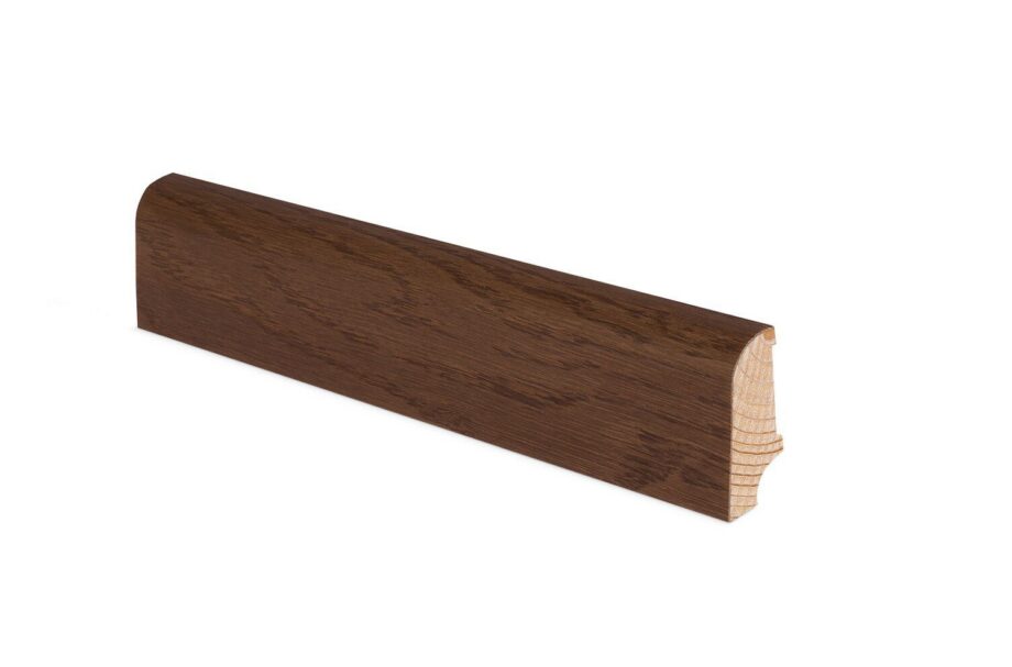 Skirting board Thede & Witte Standard, oak Darkbrown, 21.5 x 45 x 2400 mm
