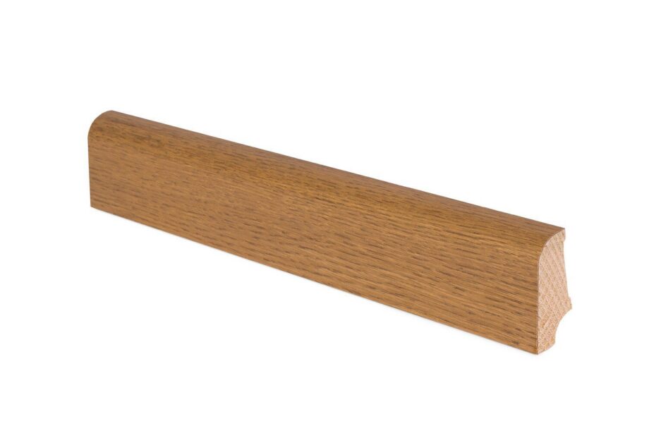 Skirting board Thede & Witte Standard, oak, smoked, 21.5 x 45 x 2400 mm