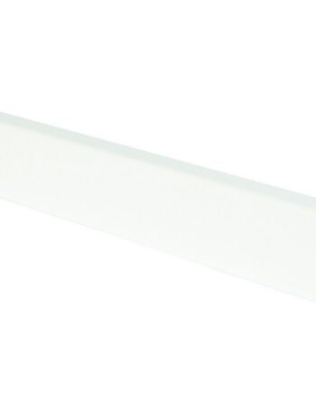 Skirting board Thede & Witte Cube 40, white, strong foil, 15 x 40 x 2400 mm