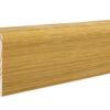 Skirting boards veneered oak lacquered 16x40mm