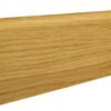 Skirting boards veneered oak lacquered 16x60mm