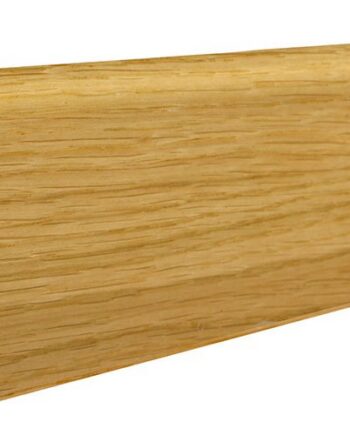 Skirting boards veneered oak lacquered 16x60mm