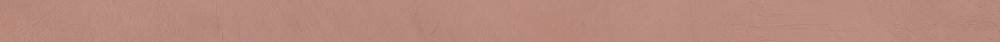 Solid colour porcelain listello ABK Alterego Cotto, 5x120 cm, 8.5 mm, matt