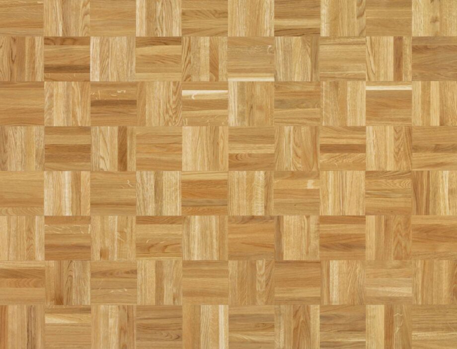 Solid Oak Parquet Bauwerk Prepark Comfort Nature 14 lacquered cube pattern 10 mm