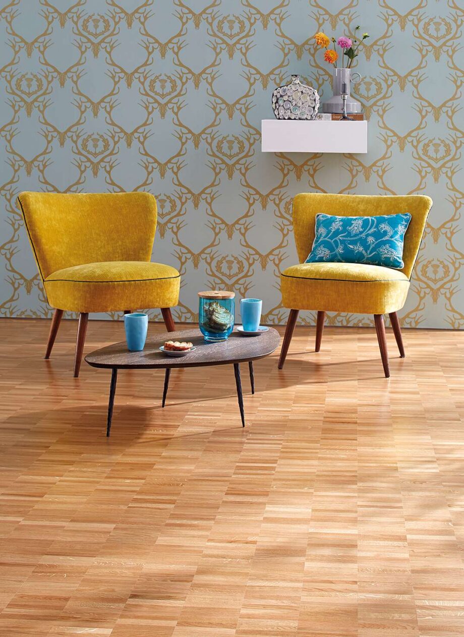 Solid Oak Parquet Bauwerk Prepark Comfort Nature 14 lacquered parallel pattern 10 mm – 3