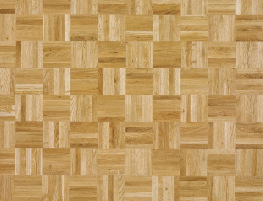 Solid Oak Parquet Bauwerk Prepark Comfort Nature 15 lacquered cube pattern 10 mm