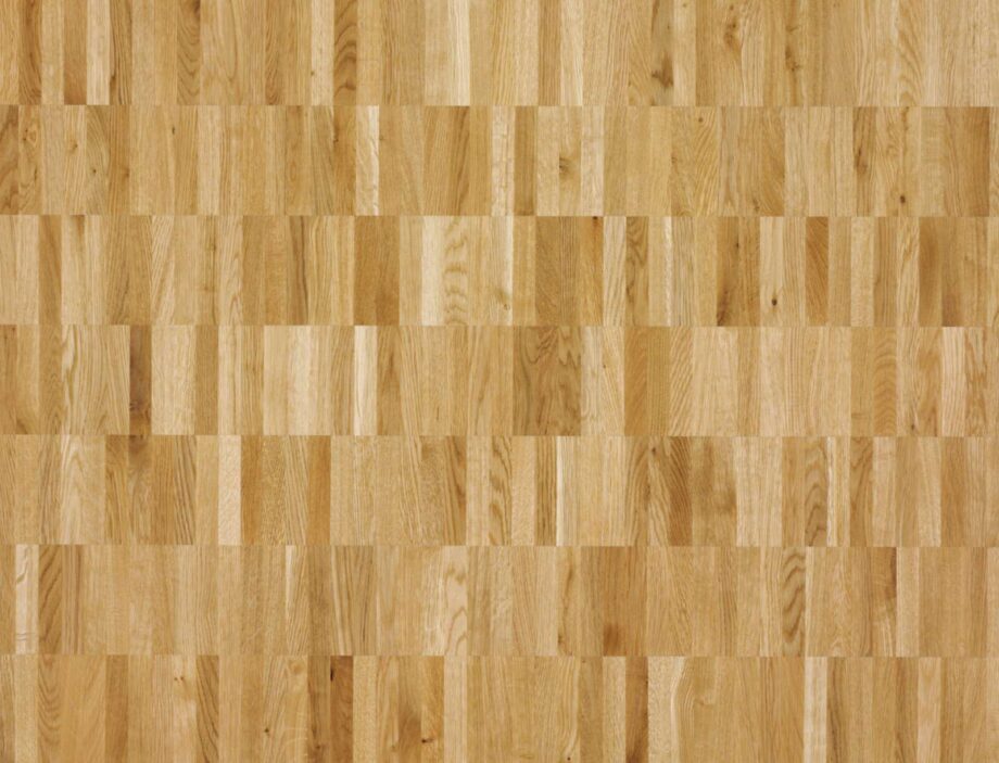 Solid Oak Parquet Bauwerk Prepark Comfort Nature 15 lacquered parallel pattern 10 mm – board view Solid Oak Parquet Bauwerk Prepark Comfort Nature 15 lacquered parallel pattern 10 mm
