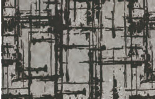 Stone effect decorative porcelain tile ABK Poetry Stone Dec. Metal Grey, 60x120 cm, 8.5 mm, matt