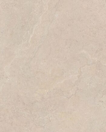 Stone-effect matt porcelain floor tile Tau Dorset Linen, 120x120 cm, 9 mm, linen beige, rectified