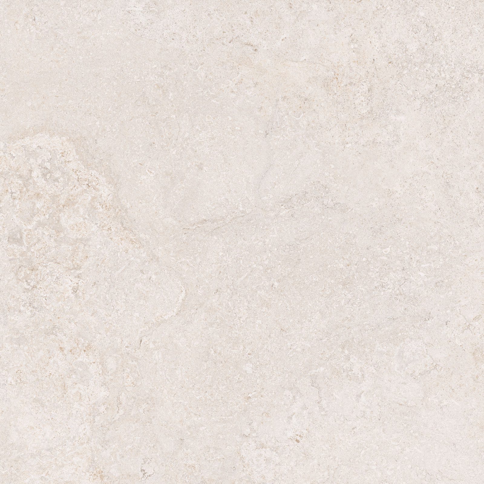 Stone-effect matt porcelain floor tile Tau Dorset White, 60x60 cm, 9 mm, white, rectified