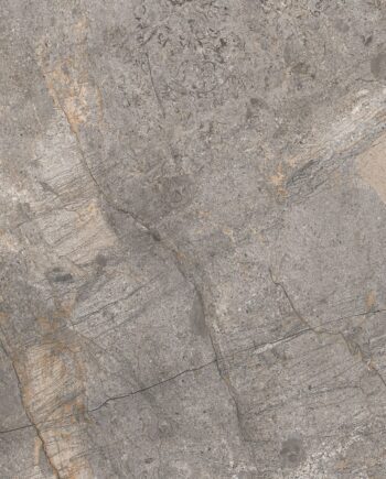 Stone-effect matt porcelain floor tile Tau Mainstone Gray, 90x90 cm, grey, R10, rectified