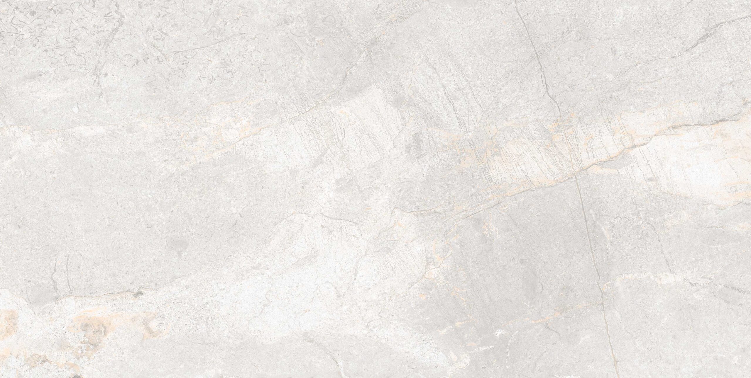 Stone-effect polished porcelain floor tile Tau Mainstone Silver Pol, 60x120 cm, 10.5 mm, silver grey, rectified