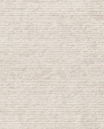 Stone effect porcelain décor tile ABK Era Groove Ivory, 60x120 cm, 8.5 mm, textured relief, matt