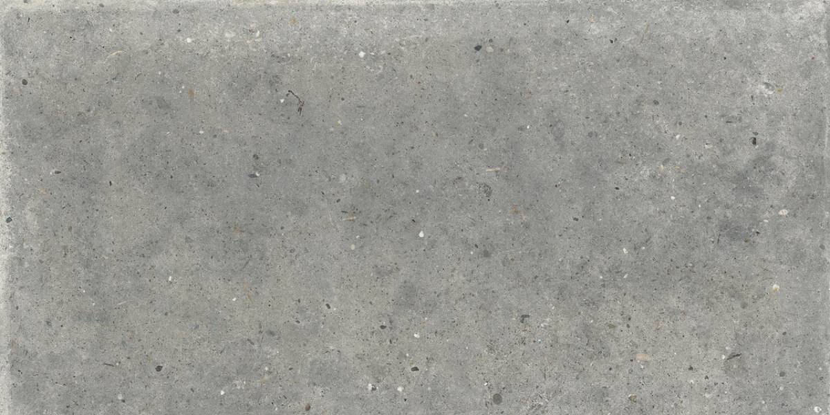 Stone effect porcelain floor tile ABK Poetry Stone Pirenei Grey, 60x120 cm, 8.5 mm, natural matt, slip-resistant R10