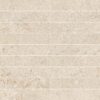 Stone-effect porcelain mosaic tile Tau Dorset Linen 3×15, 30×30 cm, linen beige Stone-effect porcelain mosaic tile Tau Dorset Linen 3x15, 30x30 cm, linen beige