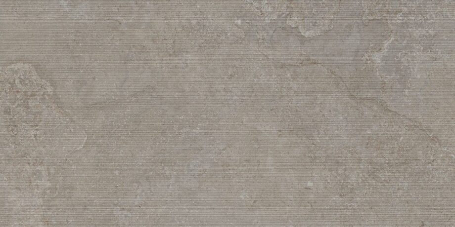 Stone-effect relief porcelain wall tile Tau Dorset Greige Relief, 60×120 cm, greige, rectified Stone-effect relief porcelain wall tile Tau Dorset Greige Relief, 60x120 cm, greige, rectified