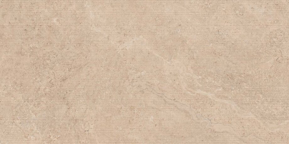 Stone-effect relief porcelain wall tile Tau Dorset Sand Relief, 60×120 cm, sand beige, rectified Stone-effect relief porcelain wall tile Tau Dorset Sand Relief, 60x120 cm, sand beige, rectified