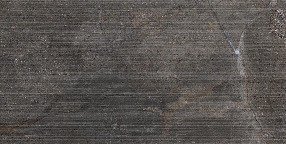 Stone-effect relief porcelain wall tile Tau Mainstone Carve Graphite, 75×150 cm, 10.5 mm, graphite grey, R10, rectified Stone-effect relief porcelain wall tile Tau Mainstone Carve Graphite, 75x150 cm, 10.5 mm, graphite grey, R10, rectified