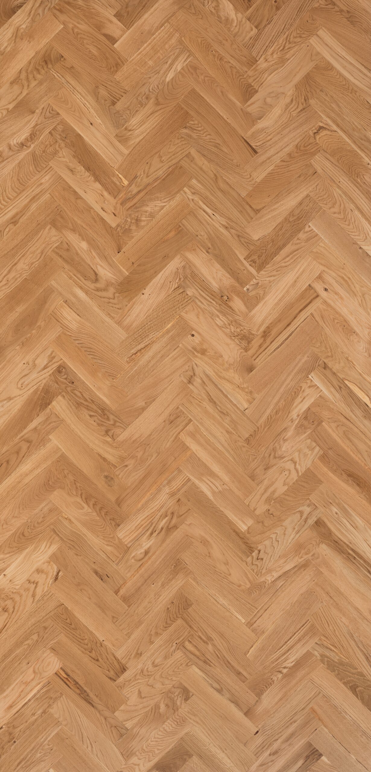 Strip parquet / herringbone parquet oak rustic colorful unfinished.