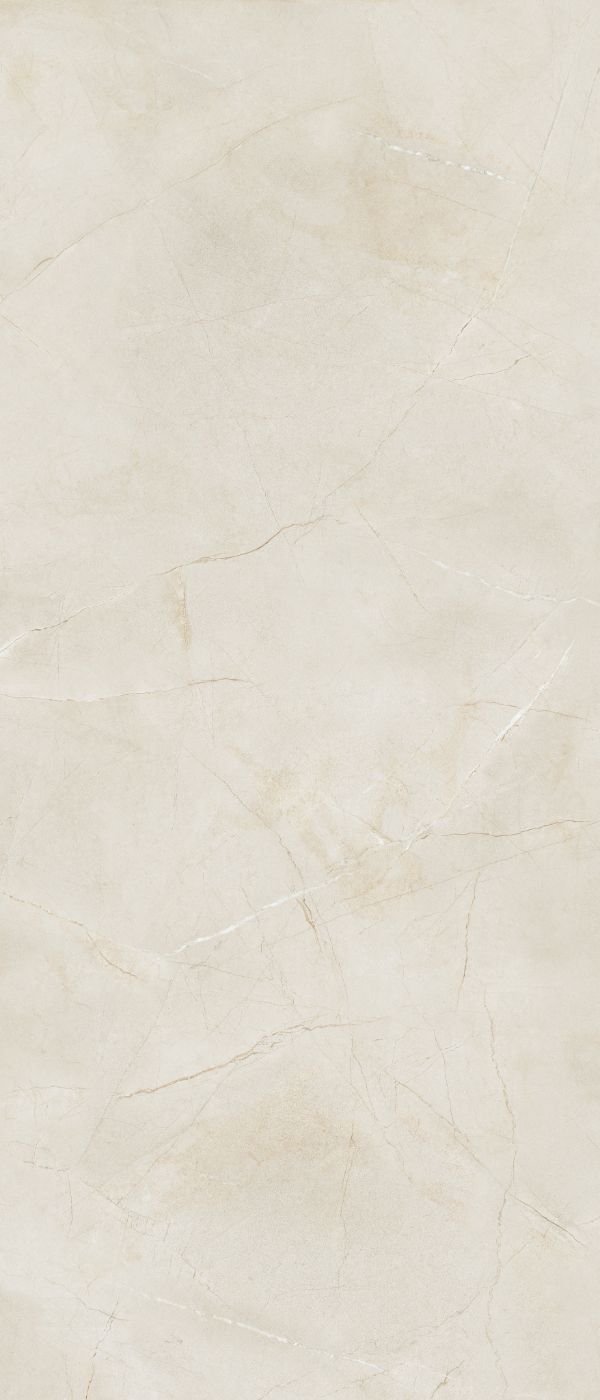 Marble effect porcelain slab ABK Sensi 900 Pulpis Ivory, 120x280 cm, 6 mm, polished 3D textured (lux 3D) – 2