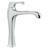 Tall basin mixer Emmevi Ares 76006 with click-clack waste, chrome Tall basin mixer Emmevi Ares 76006 with click-clack waste