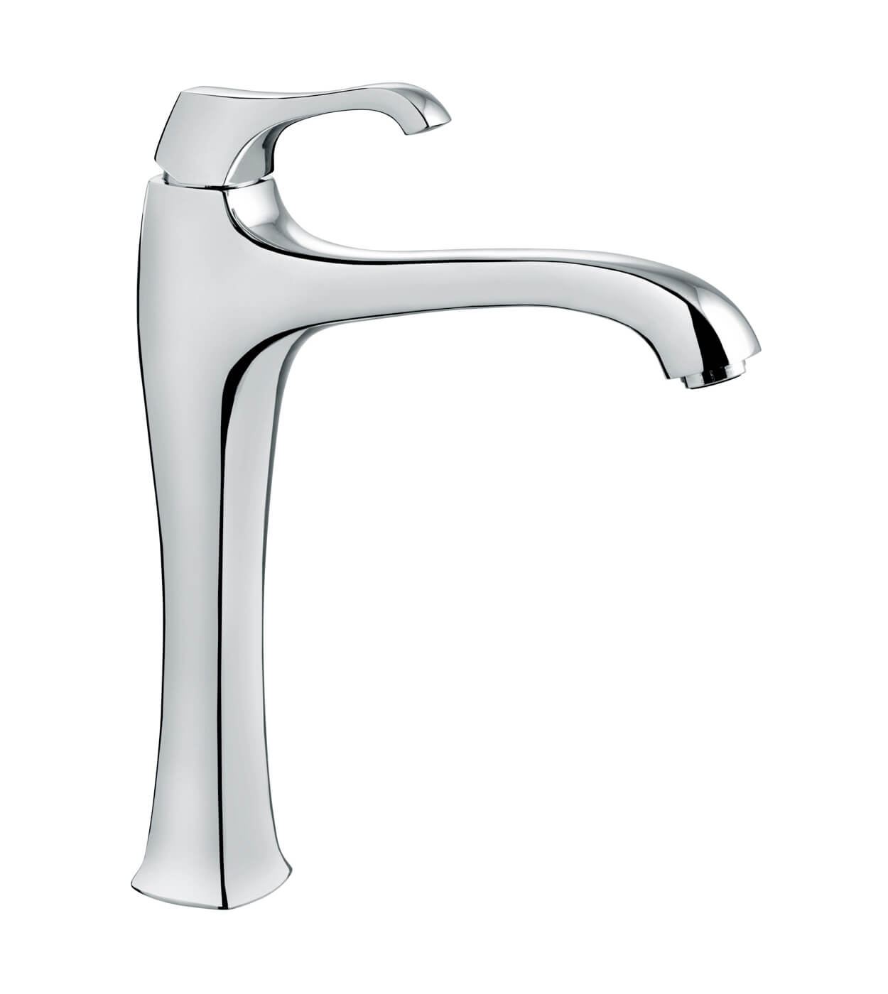 Tall basin mixer Emmevi Ares 76006 with click-clack waste