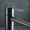 Tall basin mixer Emmevi Filobrass 85003BIG with click-clack waste, graphite Tall basin mixer Emmevi Filobrass 85003BIG with click-clack waste – 5