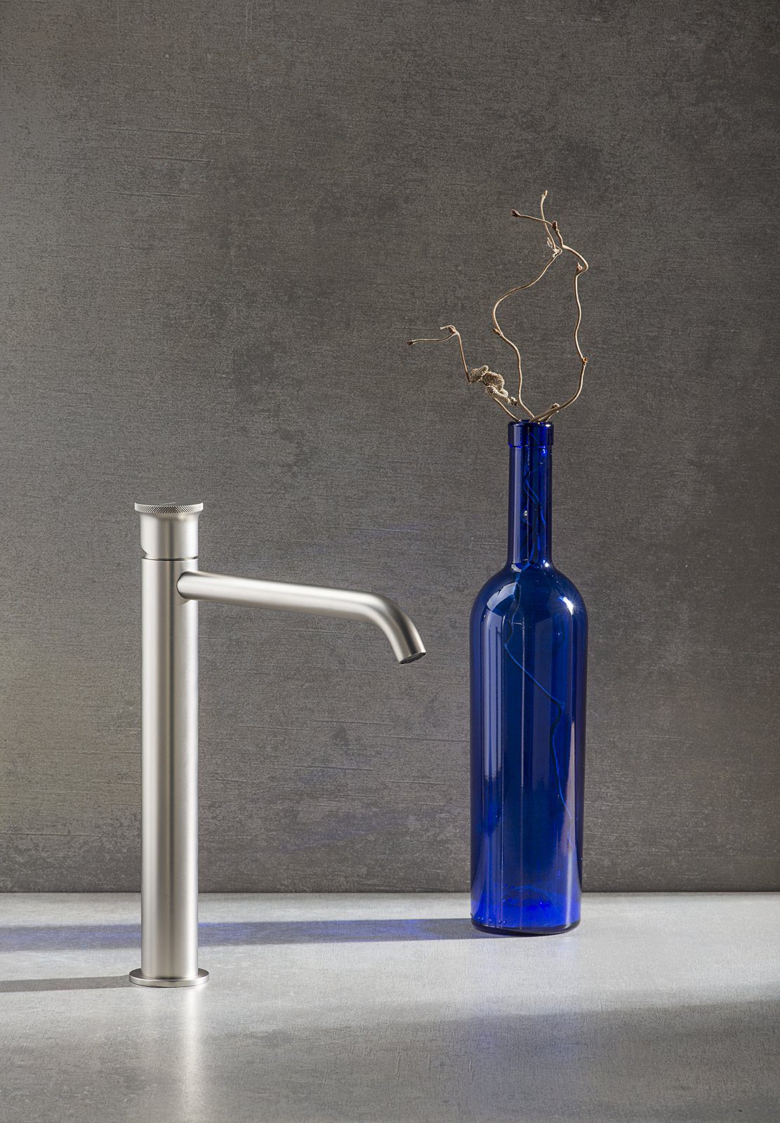 Tall basin mixer Emmevi Filobrass 85003BIG with click-clack waste – 8