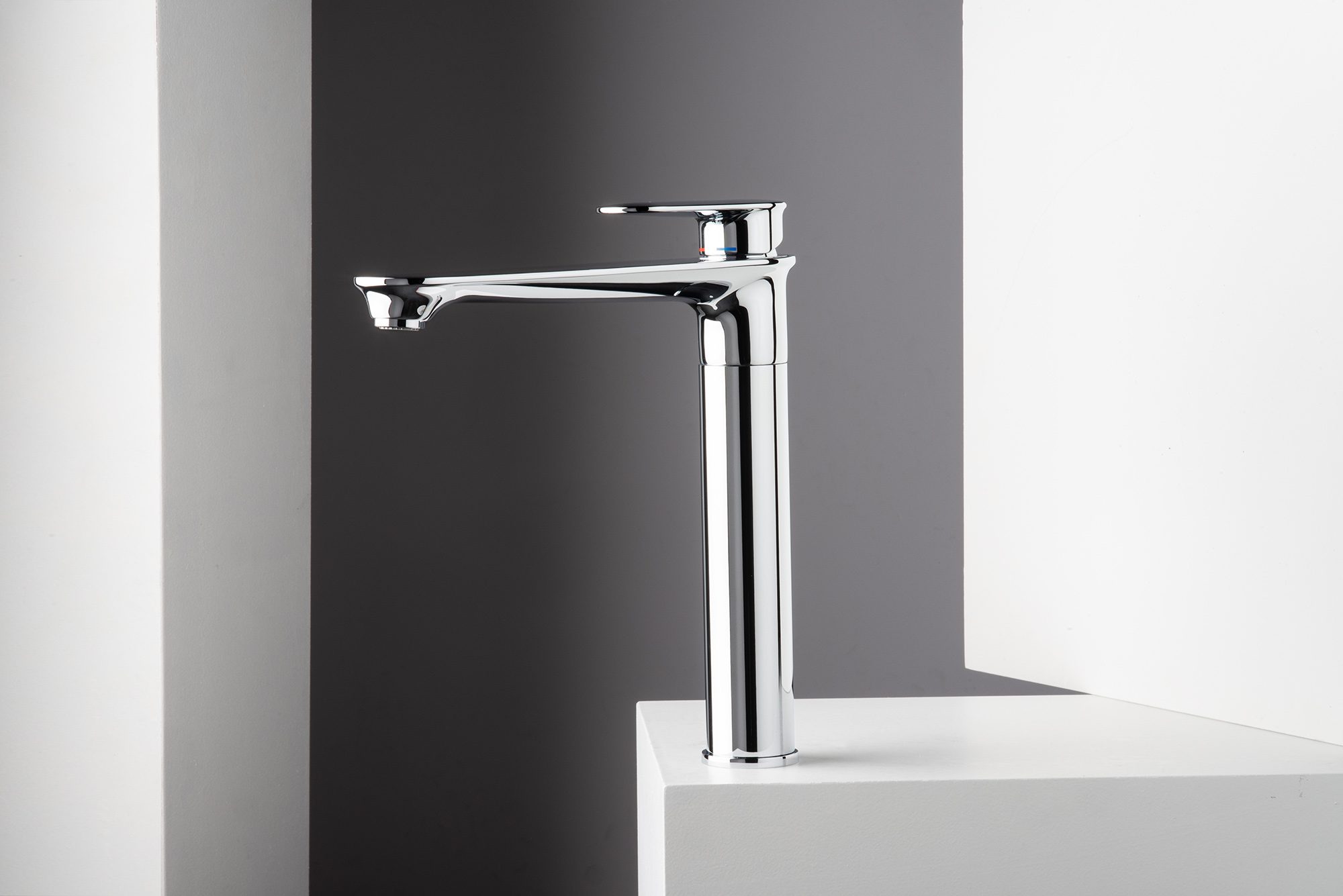 Tall basin mixer Emmevi Kiry 88003BIG with click-clack waste – 2