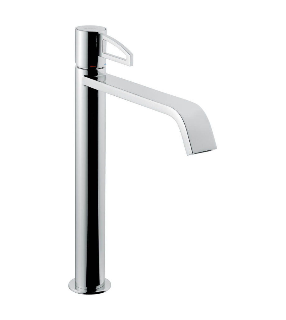Tall basin mixer Emmevi Minù 83006 with click-clack waste – 2