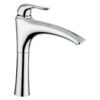 Tall basin mixer Emmevi Neco 91006 with click-clack waste