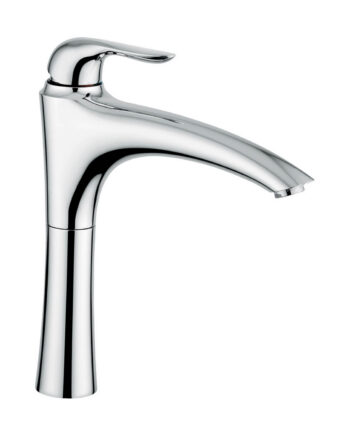 Tall basin mixer Emmevi Neco 91006 with click-clack waste