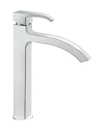 Tall basin mixer Emmevi Niagara 74003BIG with click-clack waste