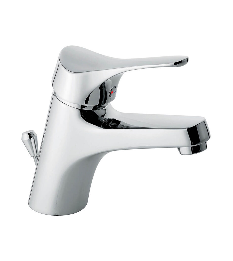 Tall basin mixer Emmevi Zeus 3003ZBIG with pop-up waste, chrome, standard lever Tall basin mixer Emmevi Zeus 3003ZBIG with pop-up waste