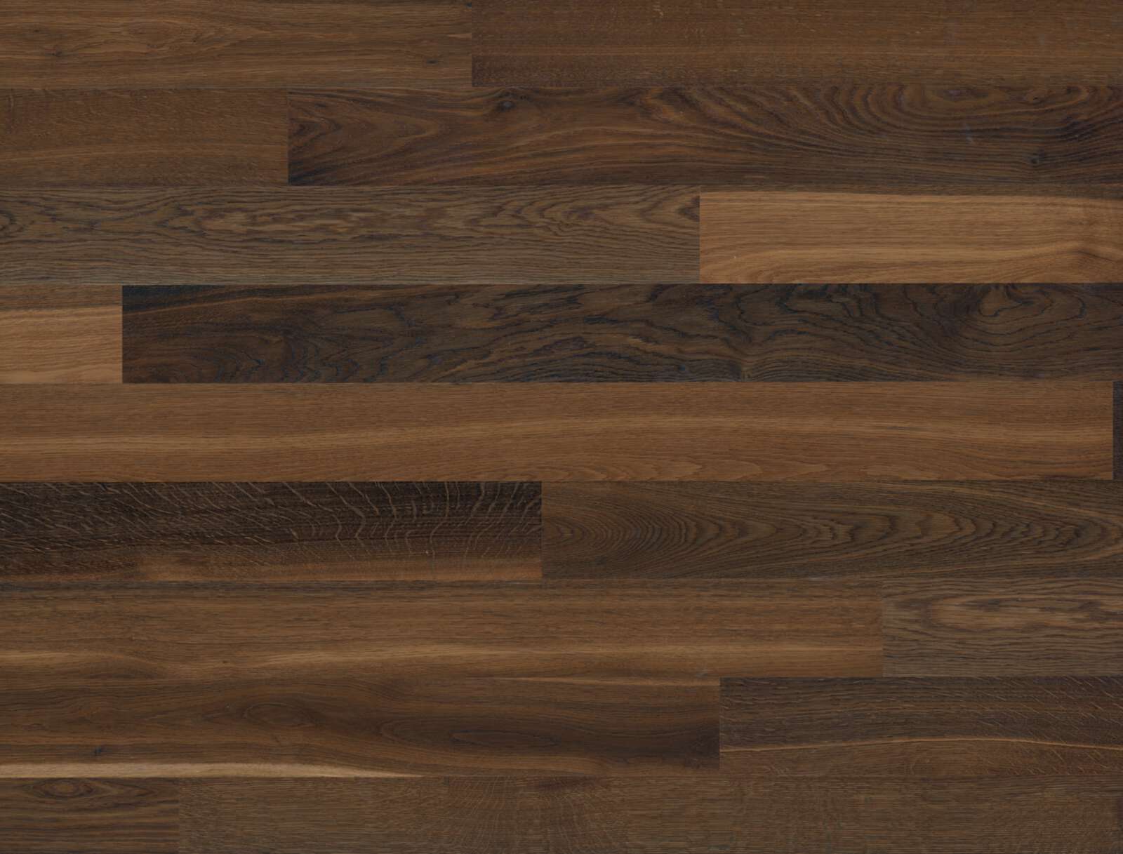Parquet Flooring Bauwerk Cleverpark 1250 Smoked Oak 24 oiled brushed