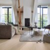 Oak parquet Meister, Lindura HD 400, Natural pearl white oak 20229, 1-strip, 2200 x 270 mm, brushed, ultra matt lacquered – view 2 Oak parquet Meister, Lindura HD 400, Natural pearl white oak 20229, 1-strip, 2200 x 270 mm, brushed, ultra matt lacquered – 2