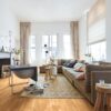 Oak parquet Meister, Longlife PC 200, Oak harmonious 09032, 3-strip, 2400 x 200 mm, brushed, ultra matt lacquered – view 2 Oak parquet Meister, Longlife PC 200, Oak harmonious 09032, 3-strip, 2400 x 200 mm, brushed, ultra matt lacquered – 2