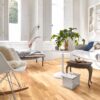 Oak parquet Meister, Longlife PC 200, Oak lively vintage 09041, 3-strip, 2400 x 200 mm, brushed, ultra matt lacquered – 2