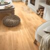 Oak parquet Meister, Longlife PC 200, Pure oak lively 09036, 3-strip, 2400 x 200 mm, brushed, ultra matt lacquered – 4
