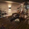 Oak parquet Meister, Longlife PC 200, Smoked oak lively 09034, 3-strip, 2400 x 200 mm, brushed, ultra matt lacquered – 3