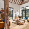 Oak parquet Meister, Longlife PC 200, White oak lively vintage 09042, 3-strip, 2400 x 200 mm, brushed, ultra matt lacquered – 2