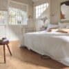Oak parquet Meister, Longlife PD 400, Authentic caramel oak 09028, 1-strip, 2200 x 180 mm, brushed, naturally oiled – 2
