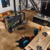 Oak parquet Meister, Longlife PD 400, Authentic greige oak 09029, 1-strip, 2200 x 180 mm, brushed, naturally oiled – 3