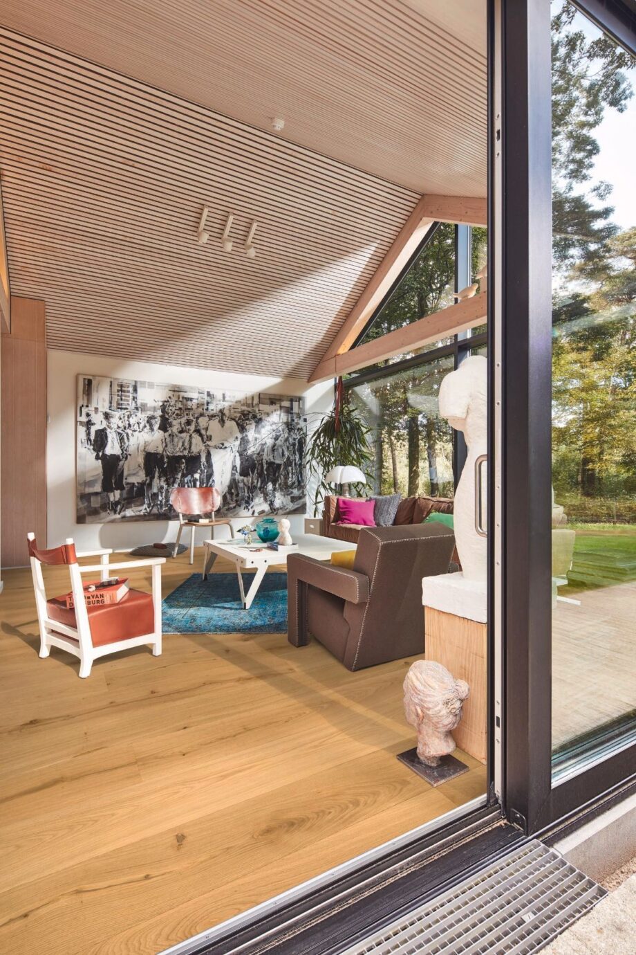 Oak parquet Meister, Longlife PD 400, Authentic oak 09011, 1-strip, 2200 x 180 mm, brushed, ultra matt lacquered – 3